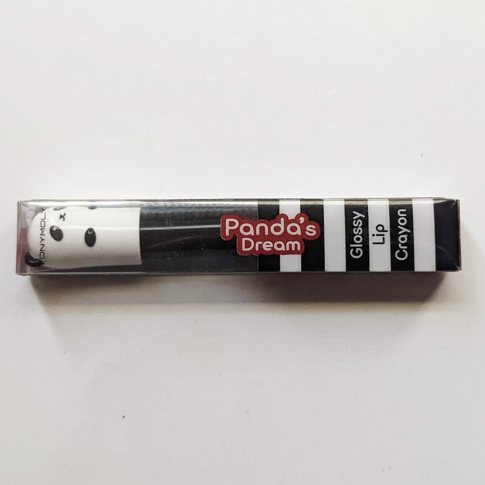 Tony Moly Panda's Dream Glossy Lip Crayon True Red NIB Read Description
